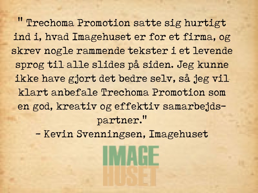 Imagehuset - Anbefaling